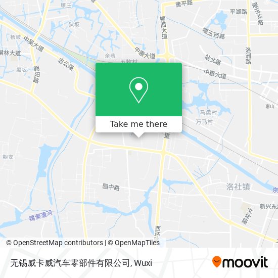 无锡威卡威汽车零部件有限公司 map