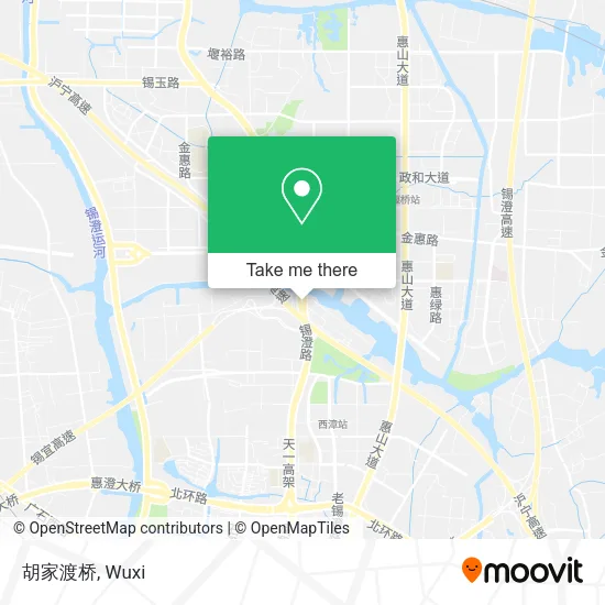 胡家渡桥 map