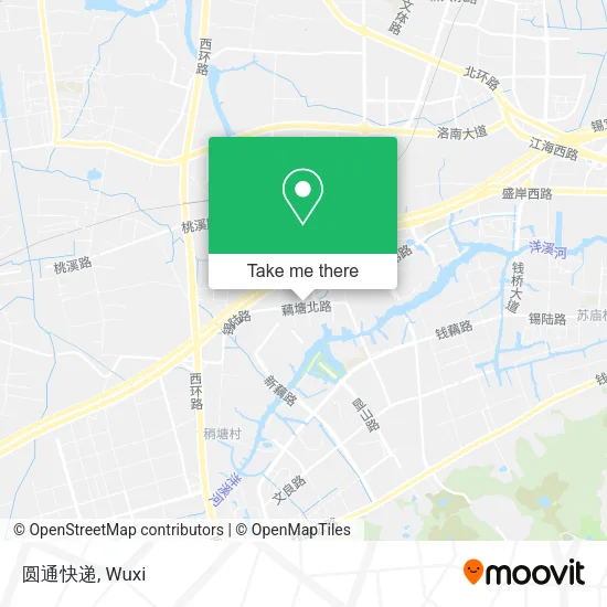圆通快递 map