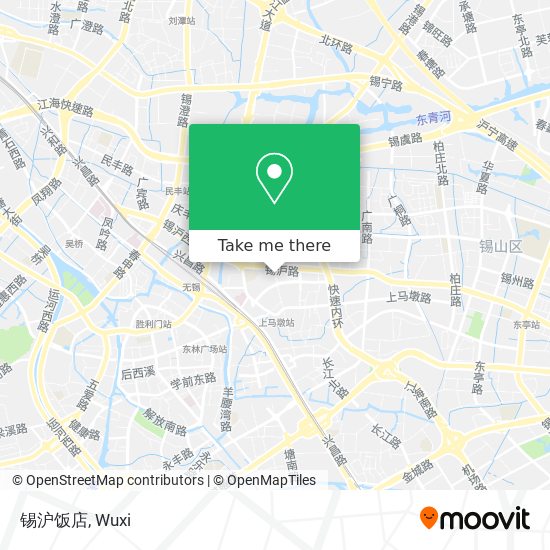 锡沪饭店 map