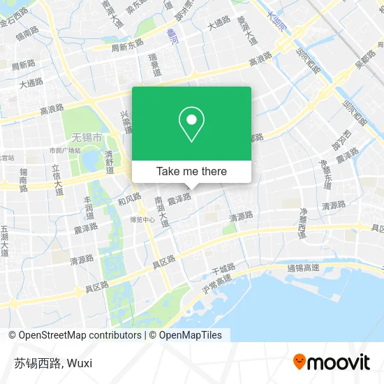 苏锡西路 map