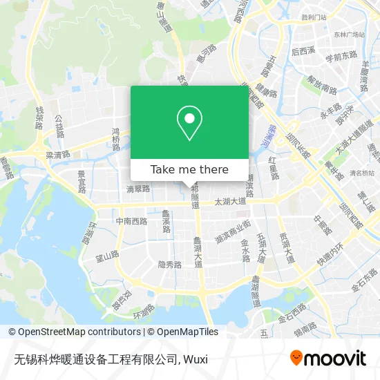 无锡科烨暖通设备工程有限公司 map