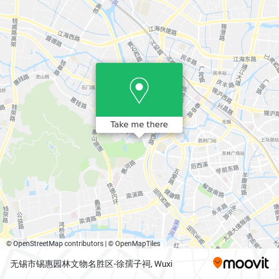 无锡市锡惠园林文物名胜区-徐孺子祠 map
