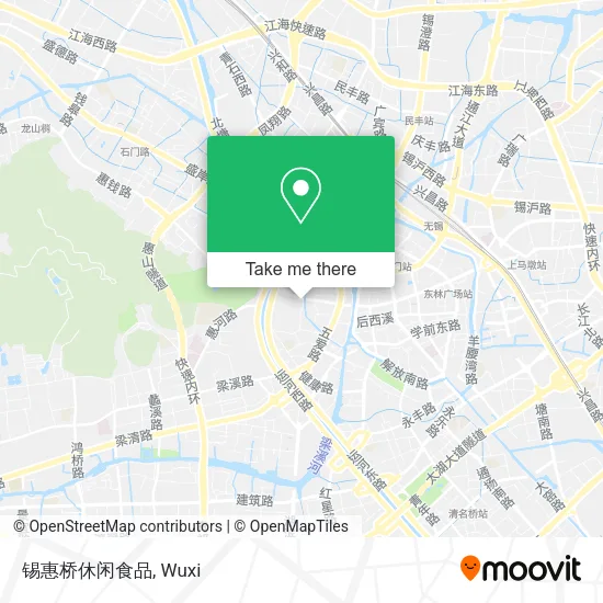 锡惠桥休闲食品 map
