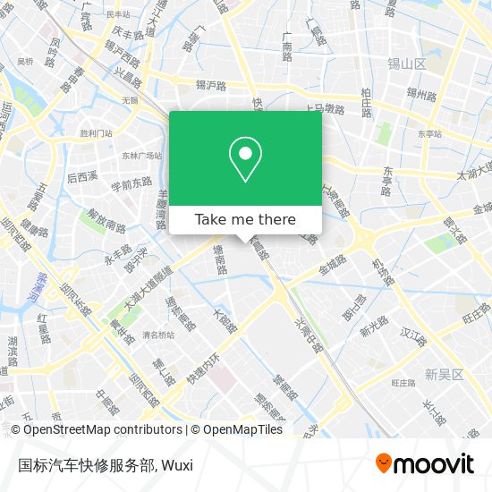 国标汽车快修服务部 map