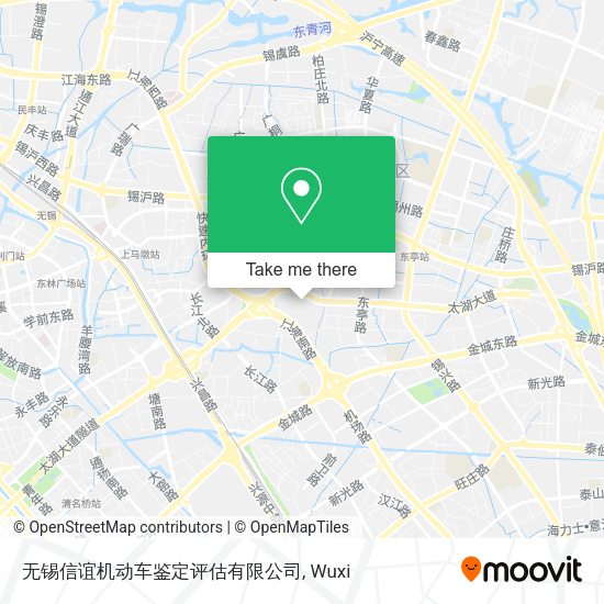 无锡信谊机动车鉴定评估有限公司 map