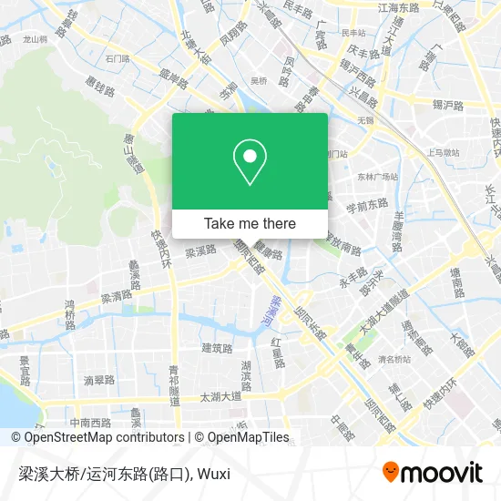 梁溪大桥/运河东路(路口) map