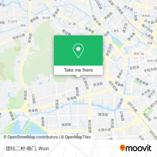团结二村-南门 map
