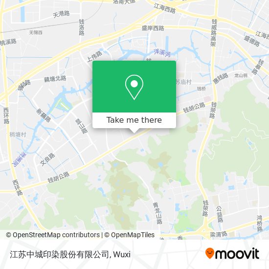 江苏中城印染股份有限公司 map