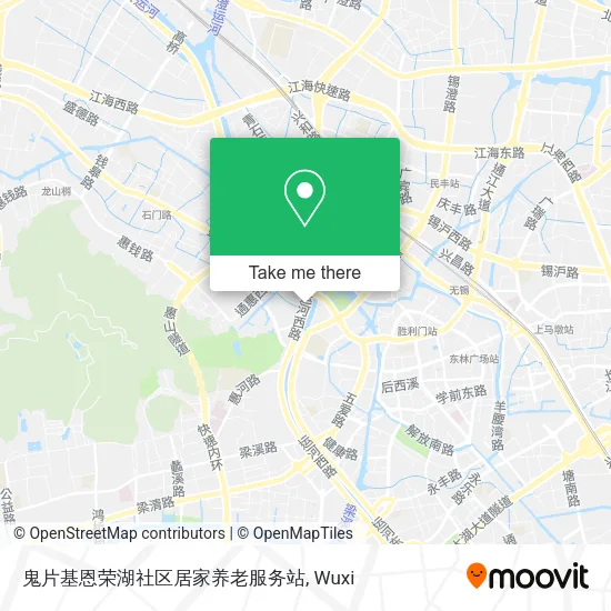 鬼片基恩荣湖社区居家养老服务站 map