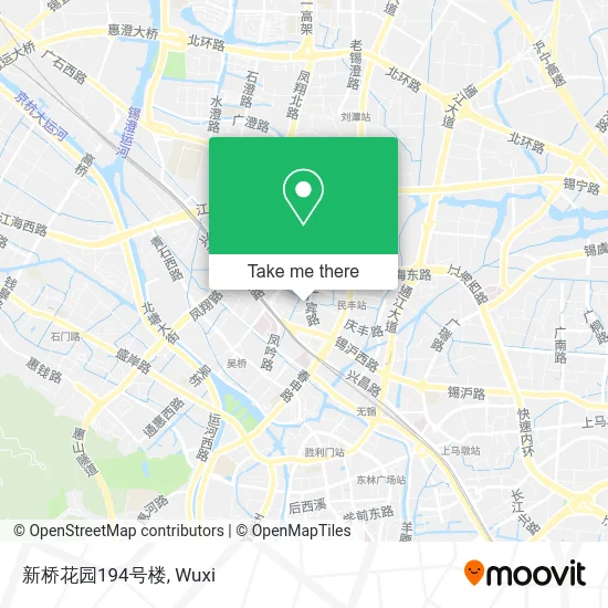 新桥花园194号楼 map