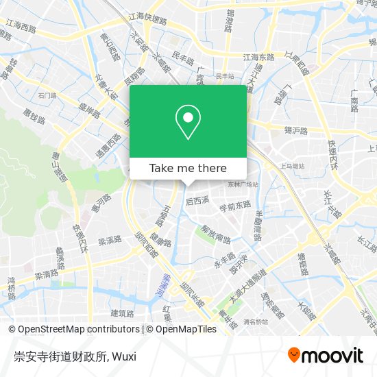 崇安寺街道财政所 map