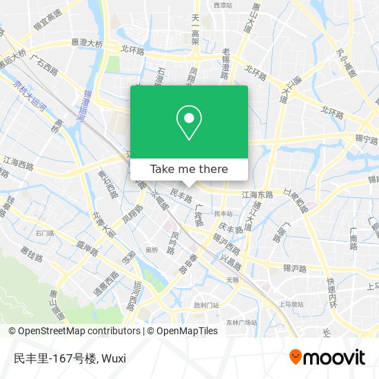 民丰里-167号楼 map