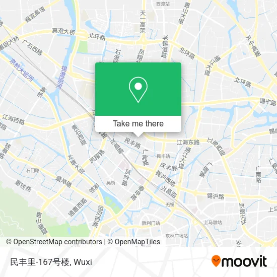 民丰里-167号楼 map