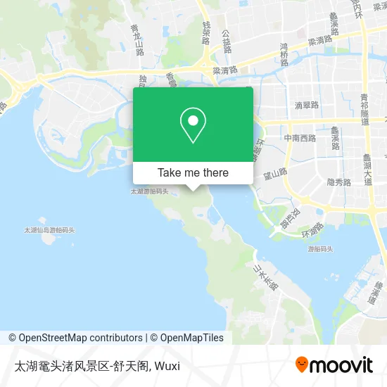 太湖鼋头渚风景区-舒天阁 map