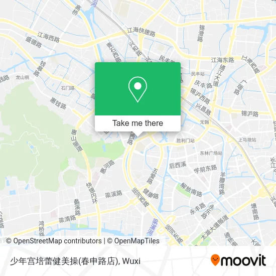 少年宫培蕾健美操(春申路店) map