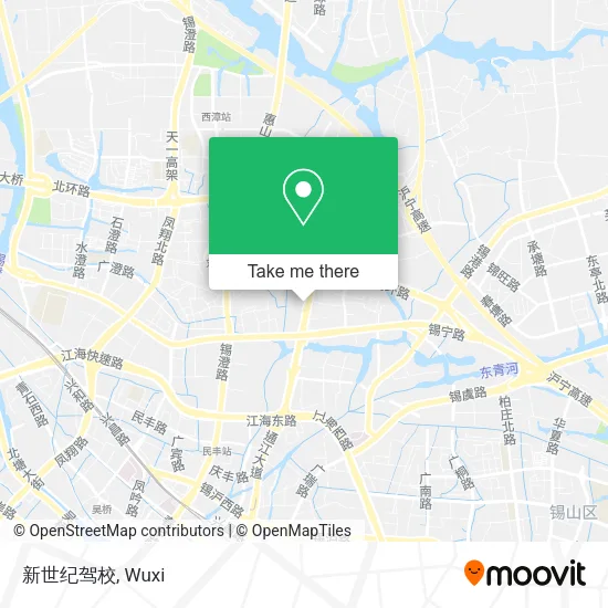 新世纪驾校 map