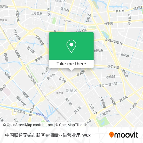 中国联通无锡市新区春潮商业街营业厅 map
