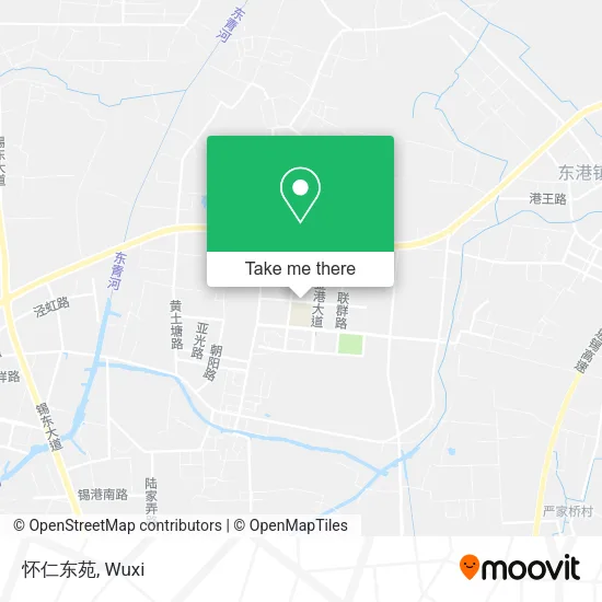 怀仁东苑 map