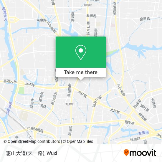 惠山大道(天一路) map