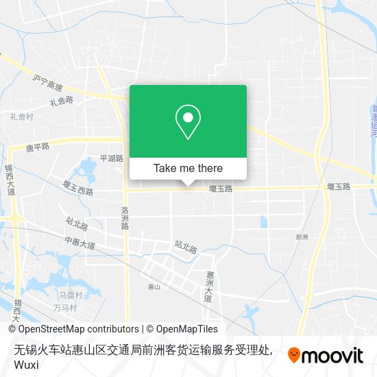 无锡火车站惠山区交通局前洲客货运输服务受理处 map