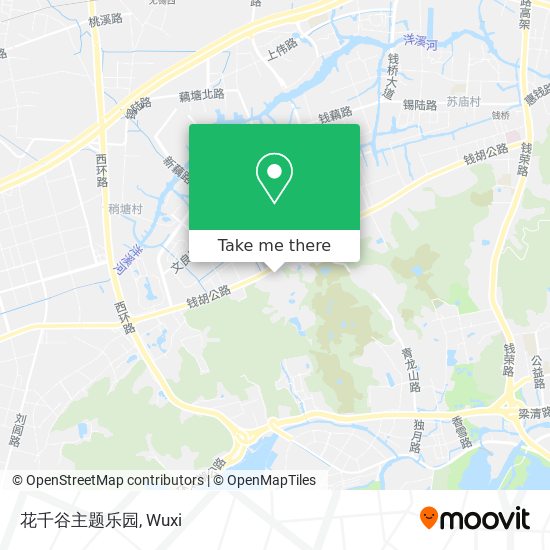 花千谷主题乐园 map