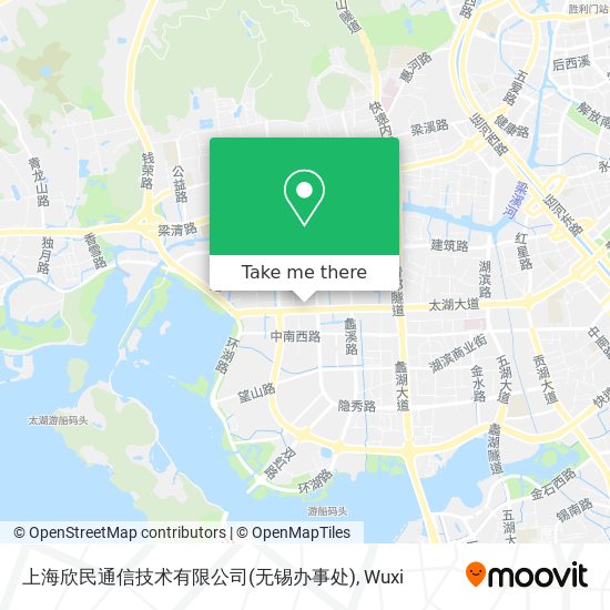 上海欣民通信技术有限公司(无锡办事处) map