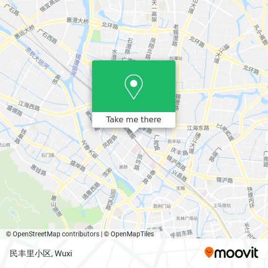 民丰里小区 map