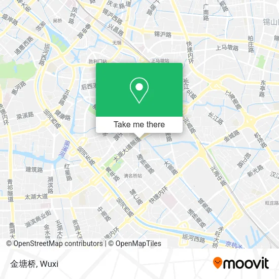 金塘桥 map