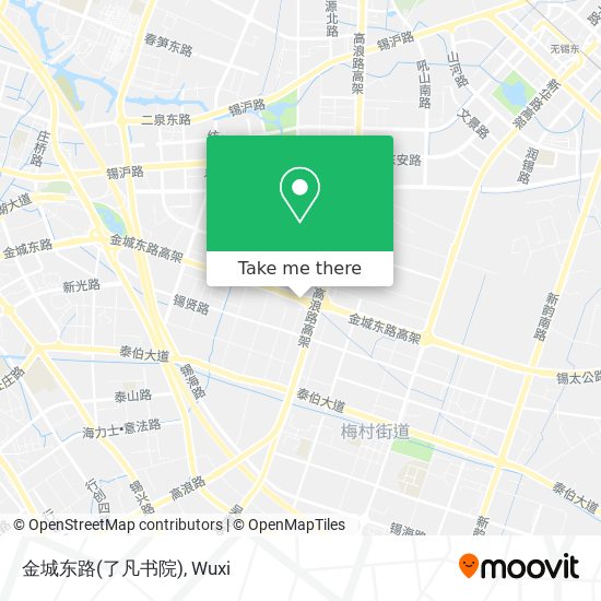 金城东路(了凡书院) map