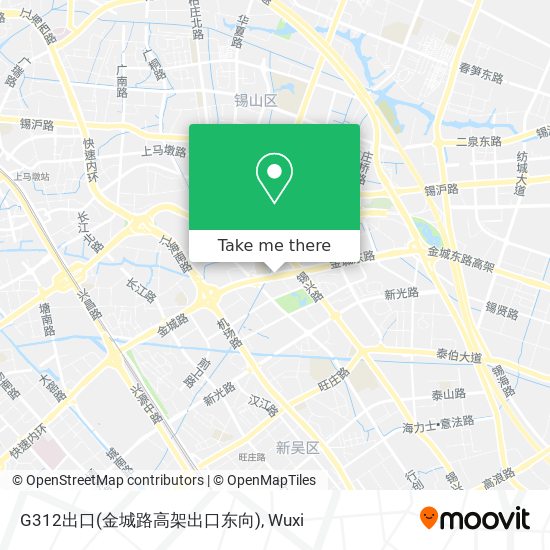 G312出口(金城路高架出口东向) map