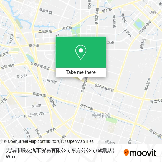 无锡市联友汽车贸易有限公司东方分公司(旗舰店) map