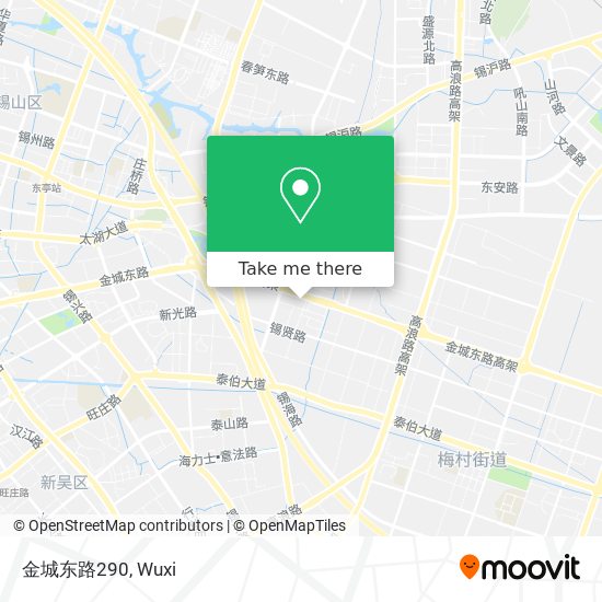 金城东路290 map