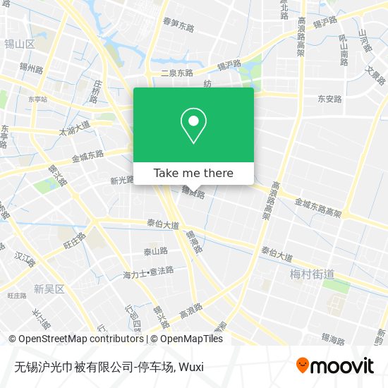 无锡沪光巾被有限公司-停车场 map
