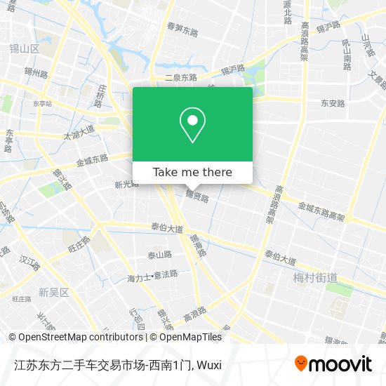 江苏东方二手车交易市场-西南1门 map