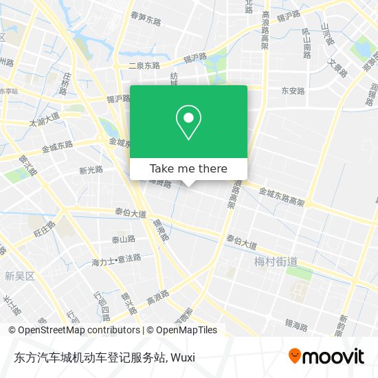 东方汽车城机动车登记服务站 map