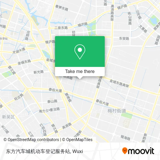 东方汽车城机动车登记服务站 map