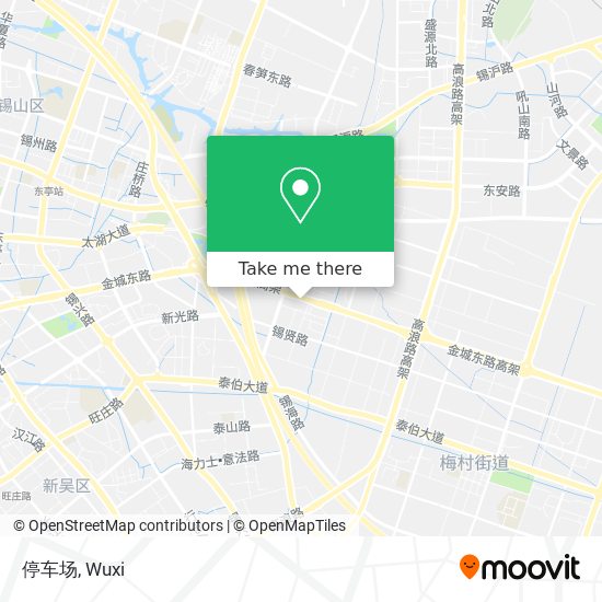 停车场 map