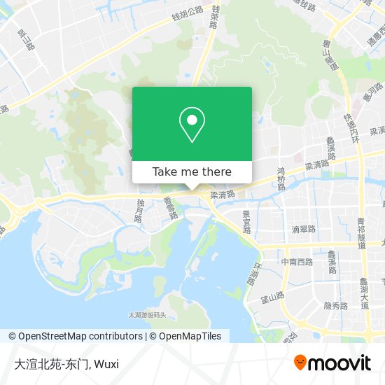 大渲北苑-东门 map