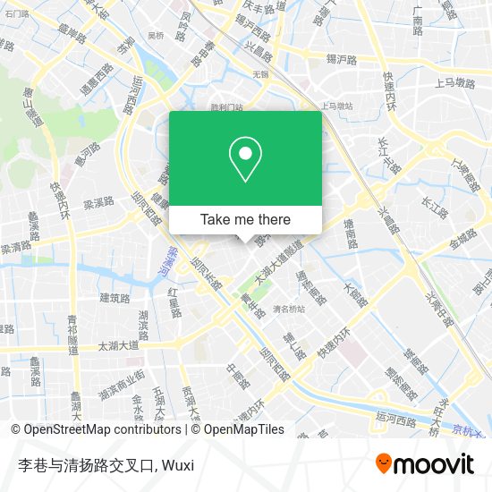 李巷与清扬路交叉口 map