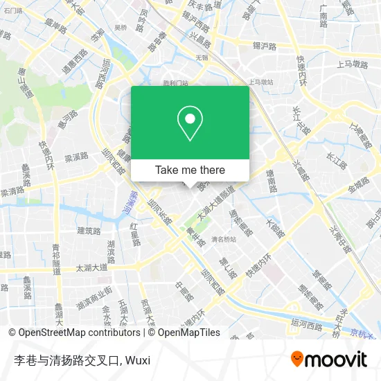 李巷与清扬路交叉口 map