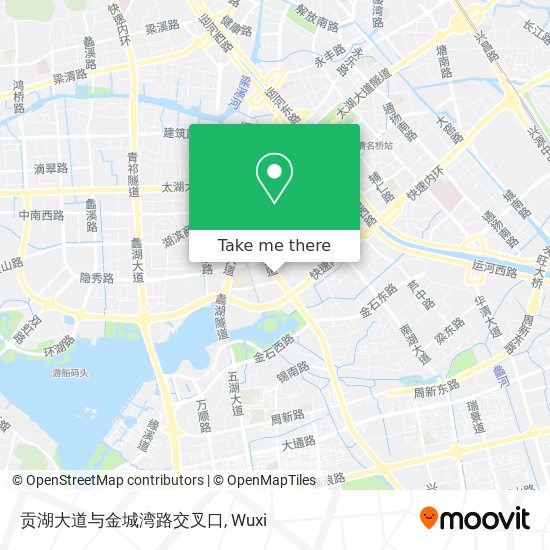 贡湖大道与金城湾路交叉口 map