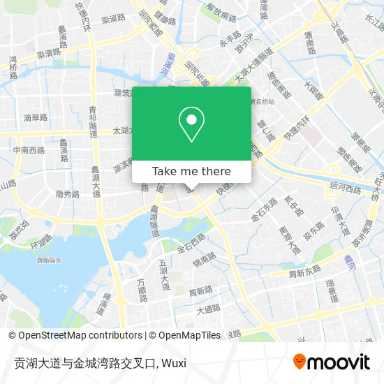 贡湖大道与金城湾路交叉口 map