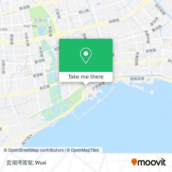 贡湖湾茶室 map