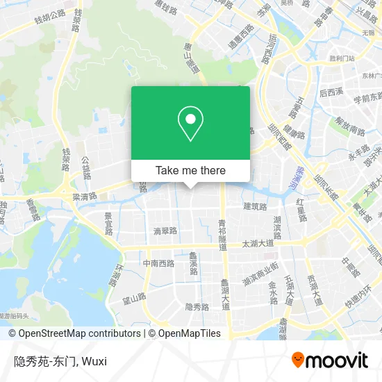 隐秀苑-东门 map