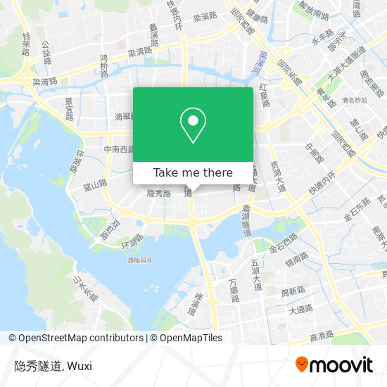 隐秀隧道 map