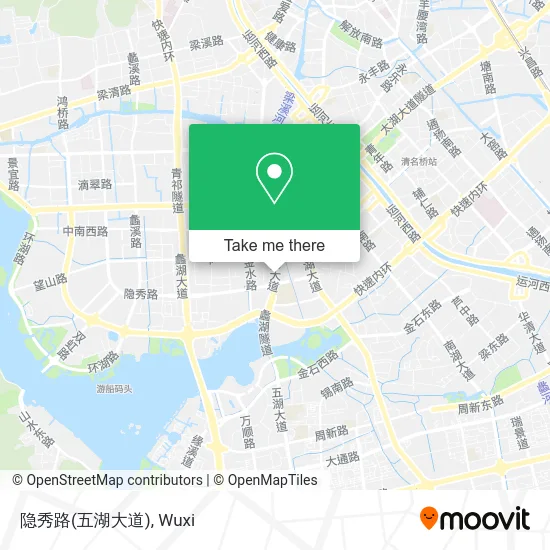 隐秀路(五湖大道) map