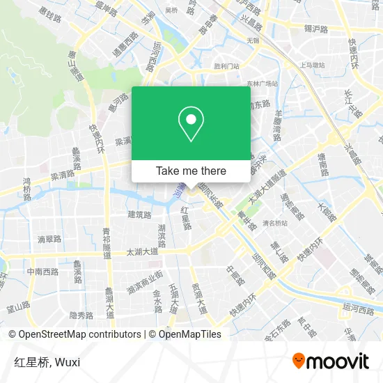 红星桥 map