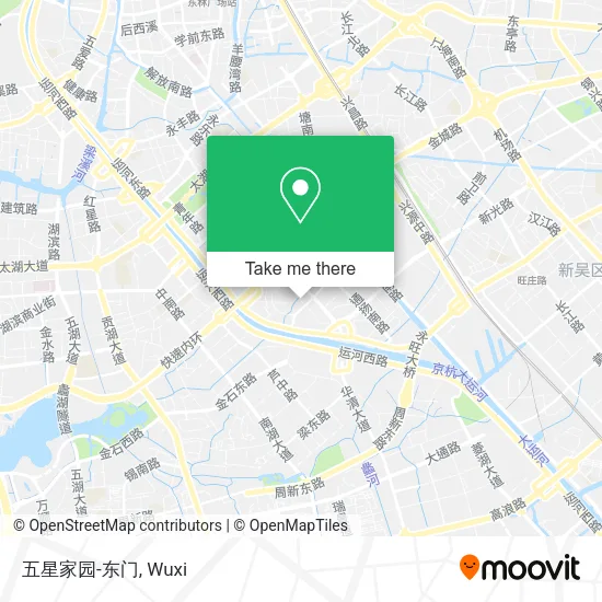 五星家园-东门 map