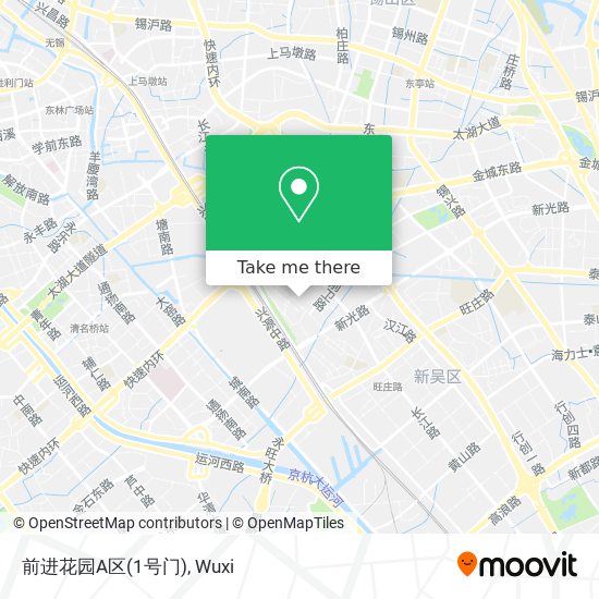 前进花园A区(1号门) map